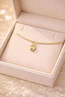 1 Pc Heart Design Gold Plated Charm Bracelet