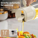 2-in-1 Glass Oil Sprayer &amp; Dispenser Bottle, 450 Ml