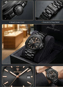 POEDAGAR Luxury Man's Quartz Wristwatch.