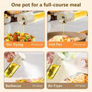 2-in-1 Glass Oil Sprayer &amp; Dispenser Bottle, 450 Ml