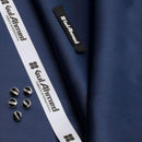Men's Cotton Satin Plain Suit Dark Blue Winter
