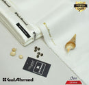 Men Cotton Plain Suit Off White All Season