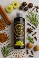 Pure Organic Hair Oil With 25+ Herbs