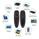 Wireless Air Mouse Remote with Voice Control Black