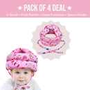Baby Health Bundle Pack of 4 with Head Protector &amp; Spoon Feeder