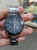 Ladies \watch Black Stainless steel Analog Dial