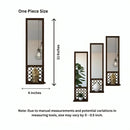 Set of 3 Wooden Mirror Wall Shelves,