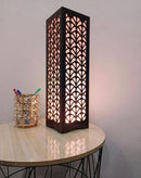 Modern Wooden Floor Lamp with Leaf Design For Home and Office.