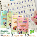 Sank Magic Tracing Books Set for Preschoolers 4 Book+ Pen