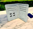 Premium Leather Wallet With Monogramed M design.