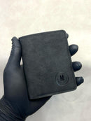 Premium Leather Wallet With Monogramed M design.