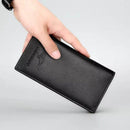 Men's PU Leather Bi-Fold Slim Wallet.