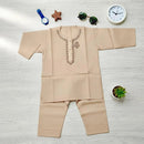 Eid Collection 2 Pcs Boy's Cotton Embroidered Kurta And Shalwar Suit
