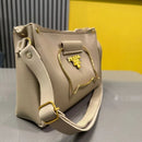 Stylish Shoulder & Crossbody Bag with Gold Accents | Adjustable Strap