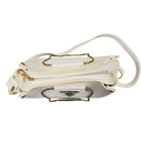 White Elegant Cat Handle Handbag for Girls & Ladies