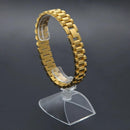 Gold Plated Unisex Chain Bracelet Adjustable Multicolor