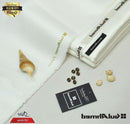Men Cotton Plain Suit Off White All Season
