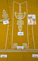 2 Pcs Women's Unstitched Embroidered Suit