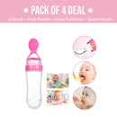 Baby Health Bundle Pack of 4 with Head Protector &amp; Spoon Feeder