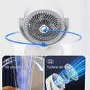 Rechargeable Mini Table Fan with LED Display & 3 Speeds