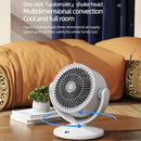 Rechargeable Mini Table Fan with LED Display & 3 Speeds
