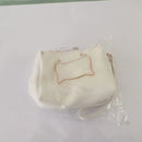 White Elegant Cat Handle Handbag for Girls & Ladies