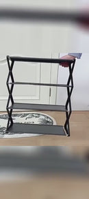 Zigzag X Shape 4-Layer Shoes Rack